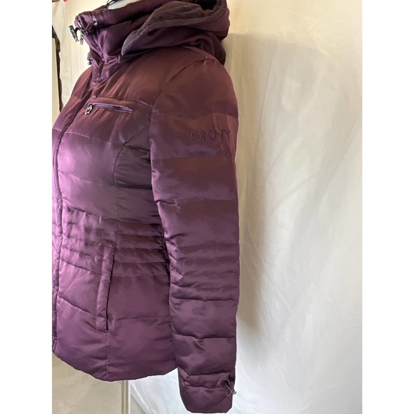 DKNY Down Jacket with Hood, Size XS - Picture 6 of 8